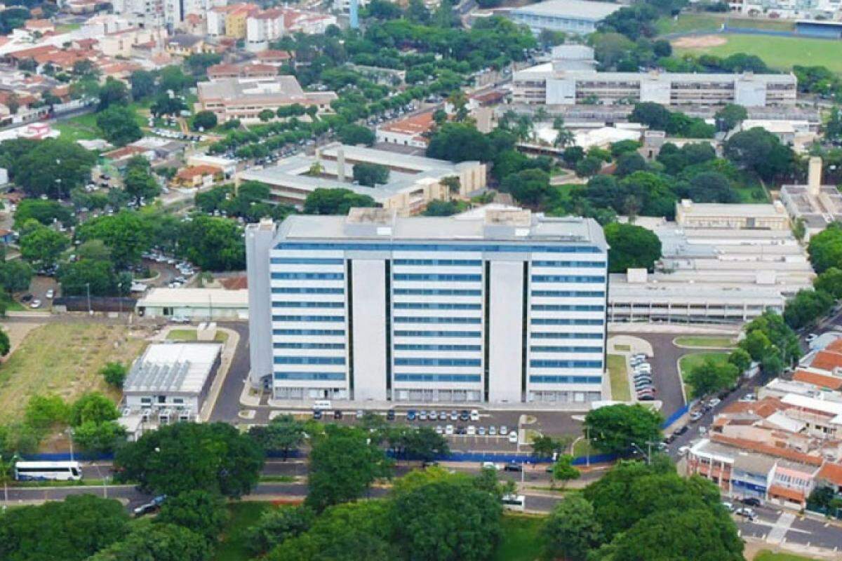 Vista aérea do campus da USP Bauru, onde ocorreu o evento