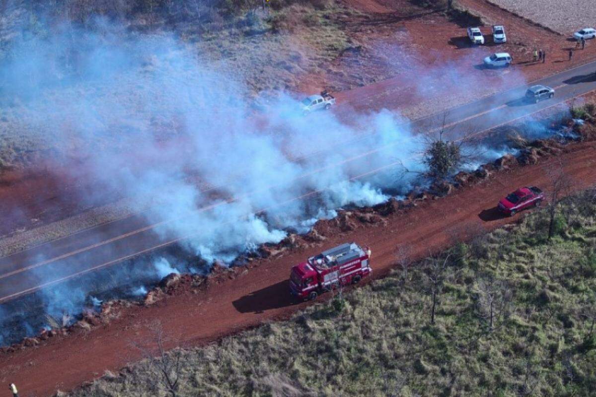 Estado de São Paulo está em alerta de risco de incêndio nos próximos dias em boa parte do território