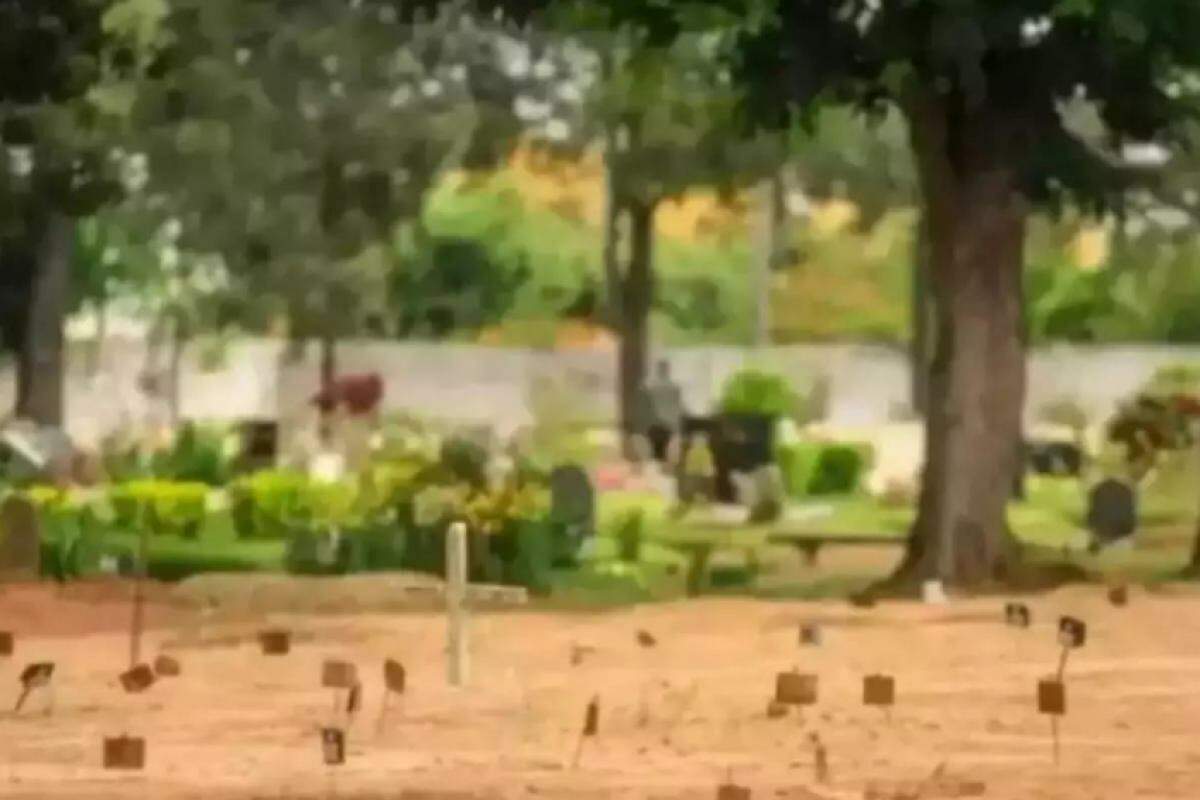 Túmulos do cemitério Santo Agostinho, em Franca