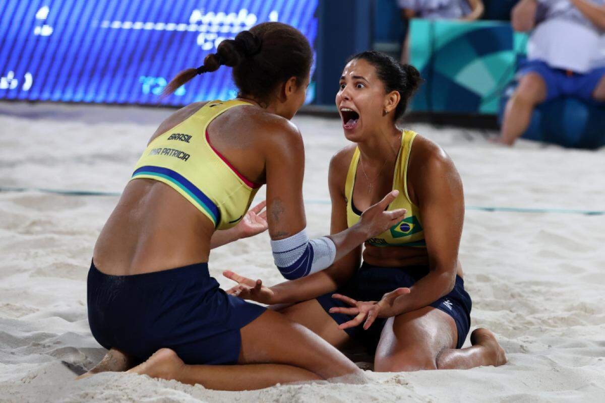 Ana Patrícia e Duda 'profetizaram' a ida à final do vôlei de praia feminino nas Olimpíadas de Paris-2024