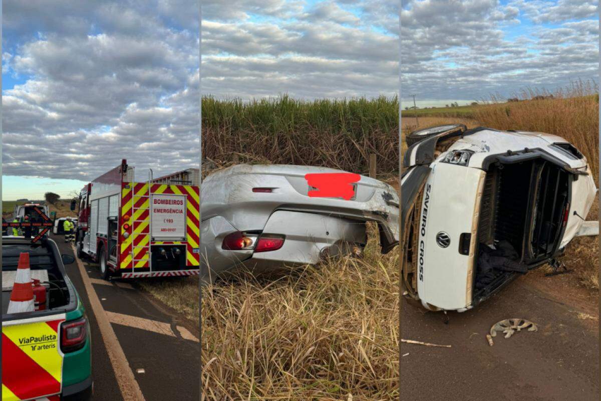 Acidente na Rodovia Cândido Portinari 