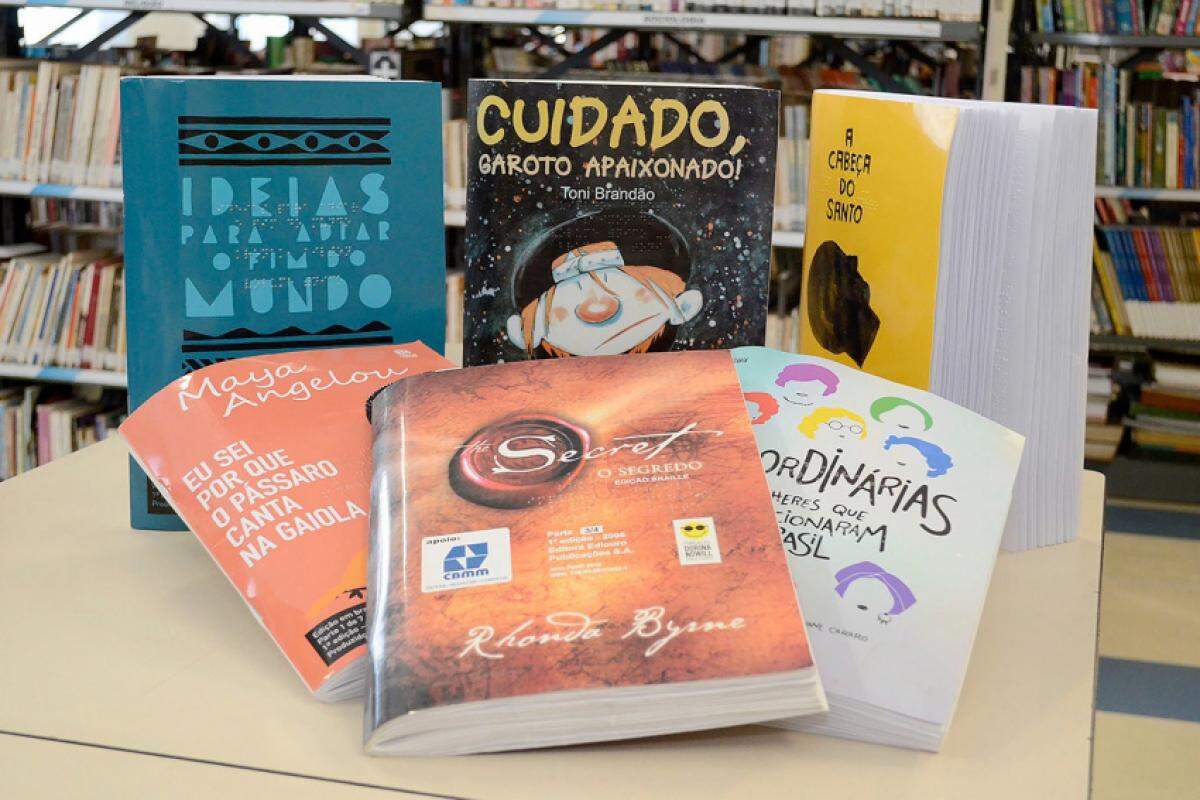 São mais de 200 livros acessíveis para pessoas com deficiência visual, em braille e fonte ampliada, com títulos adultos e infantis