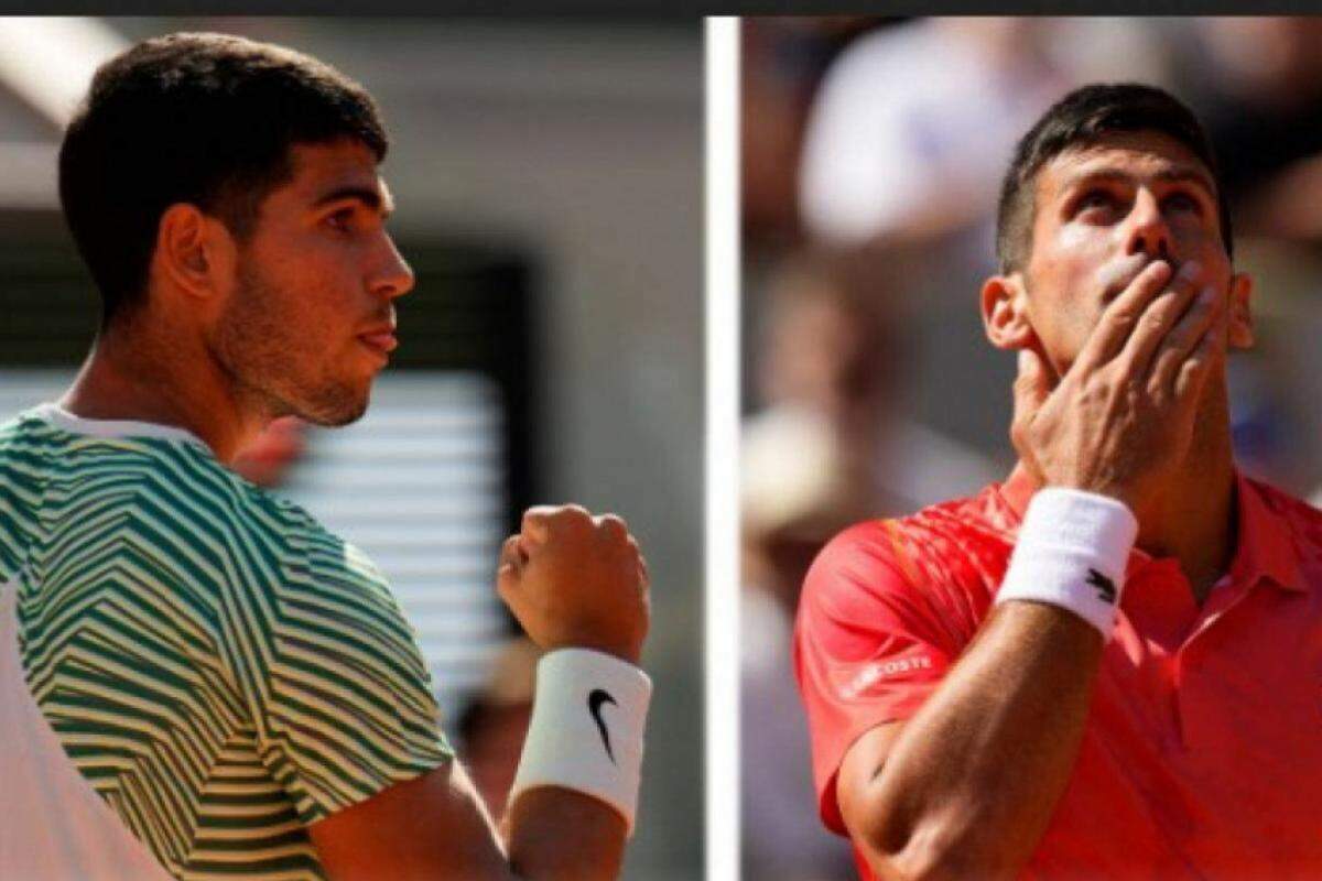Carloz Alcaraz e Novack Djokovic são os dois finalistas do torneio de tênis dos Jogos Olímpicos de Paris
