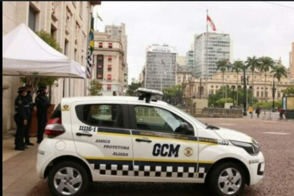 Viatura da GCM paulistana; prefeitura não foi informada da ação