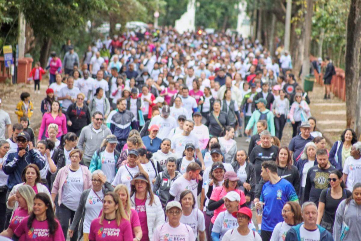 A caminhada de cinco quilômetros percorrerá pontos turísticos da cidade