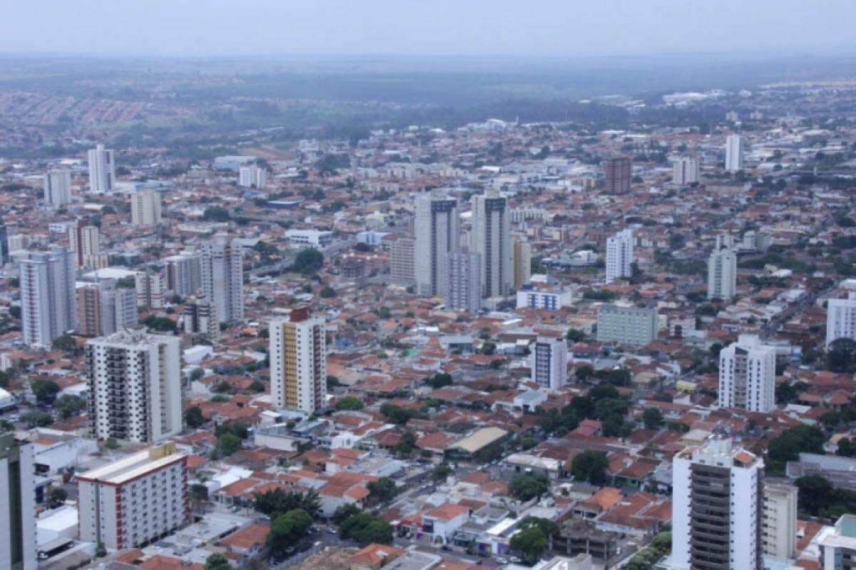 Vista aérea de Bauru, que vai às urnas em outubro em primeiro turno, mas pode ir também no segundo