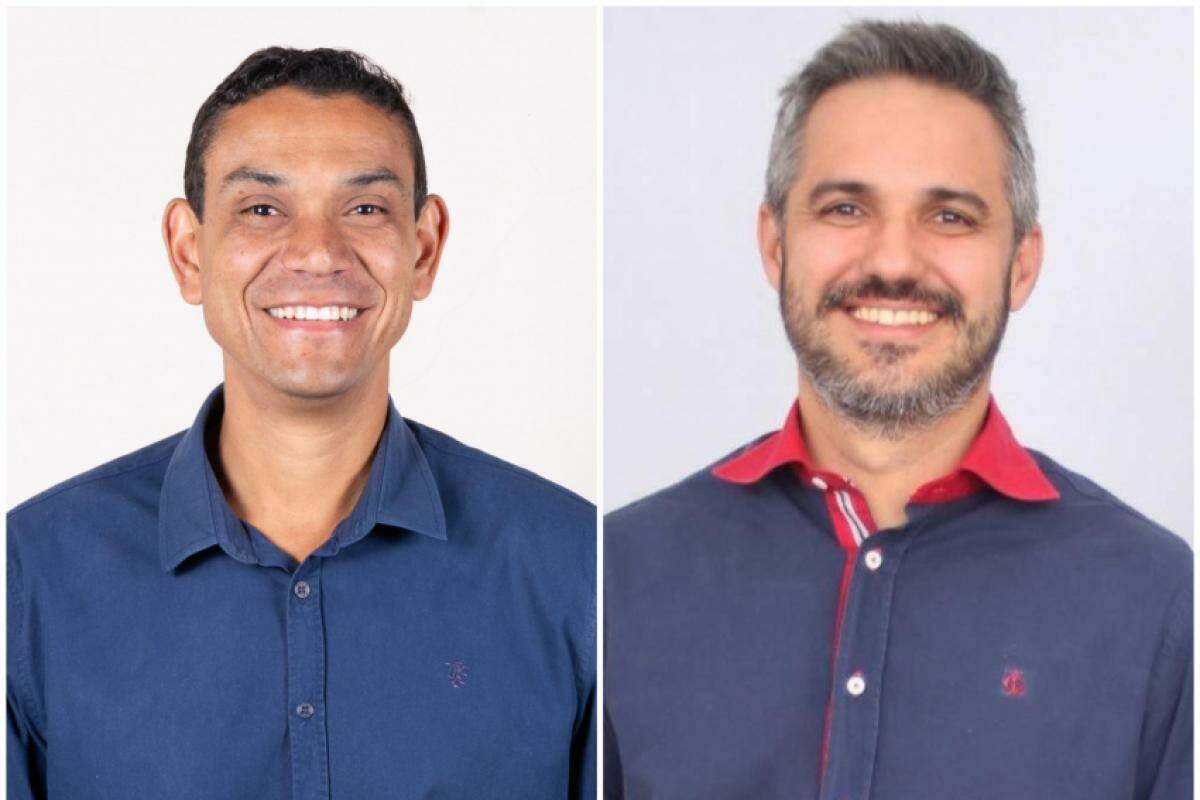 Elson Gomes (MDB) e José Humberto Marques (PL): concorrentes à prefeitura de Cristais Paulista