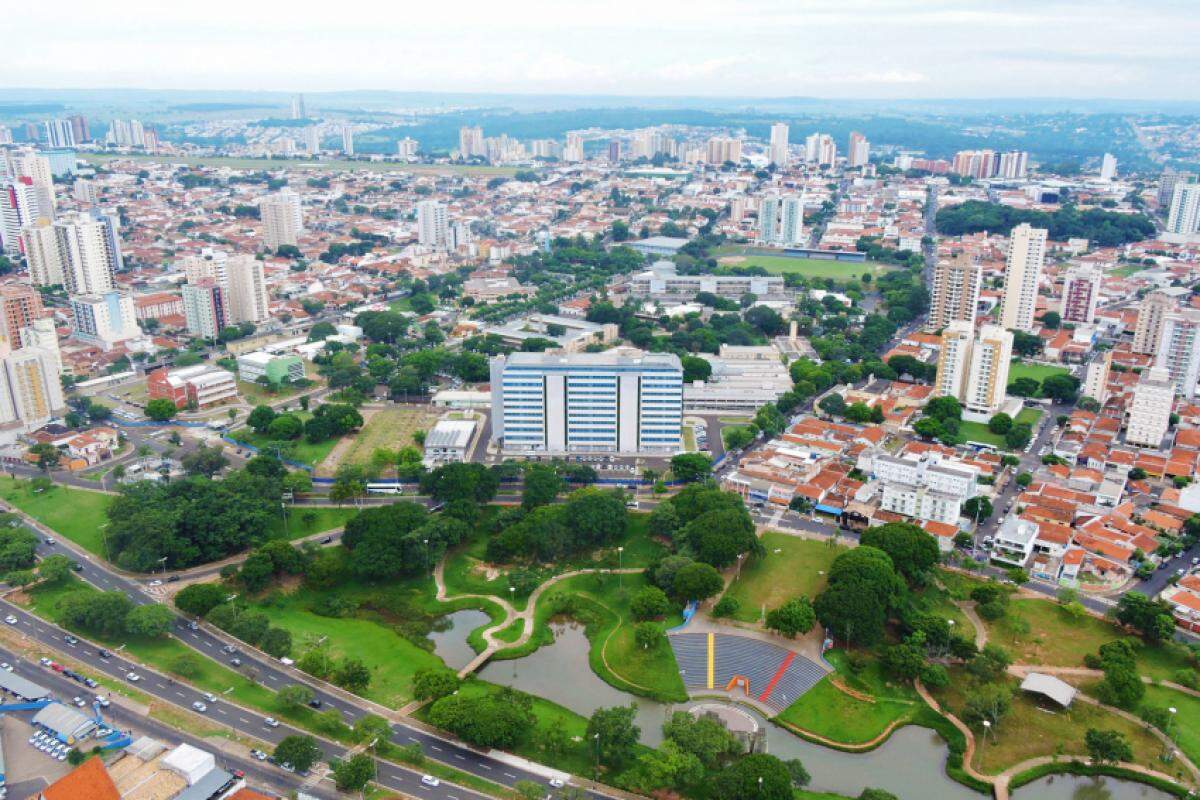 Vista de Bauru a partir do Câmpus da USP: um dos metros quadrados mais valorizados da cidade