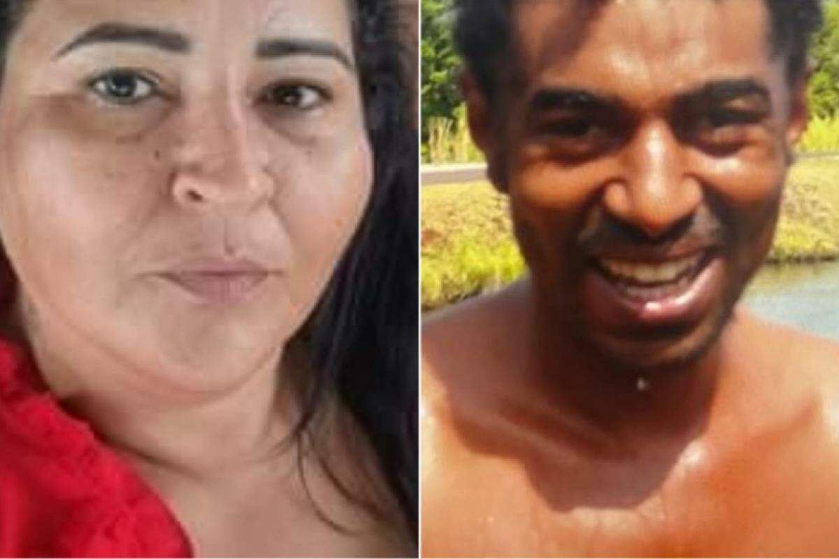 A vítima Marlete Maria de Oliveira e o acusado, identificado como André