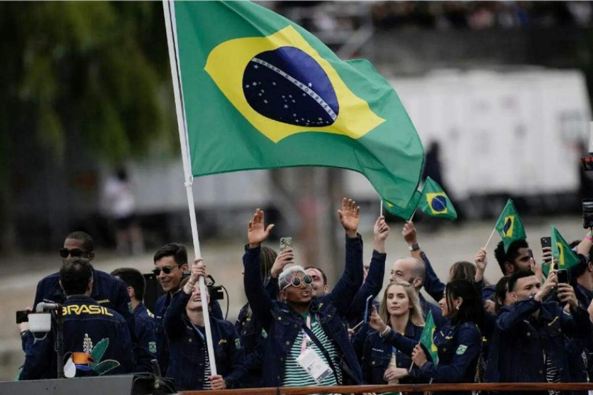 Brasil na abertura da competição