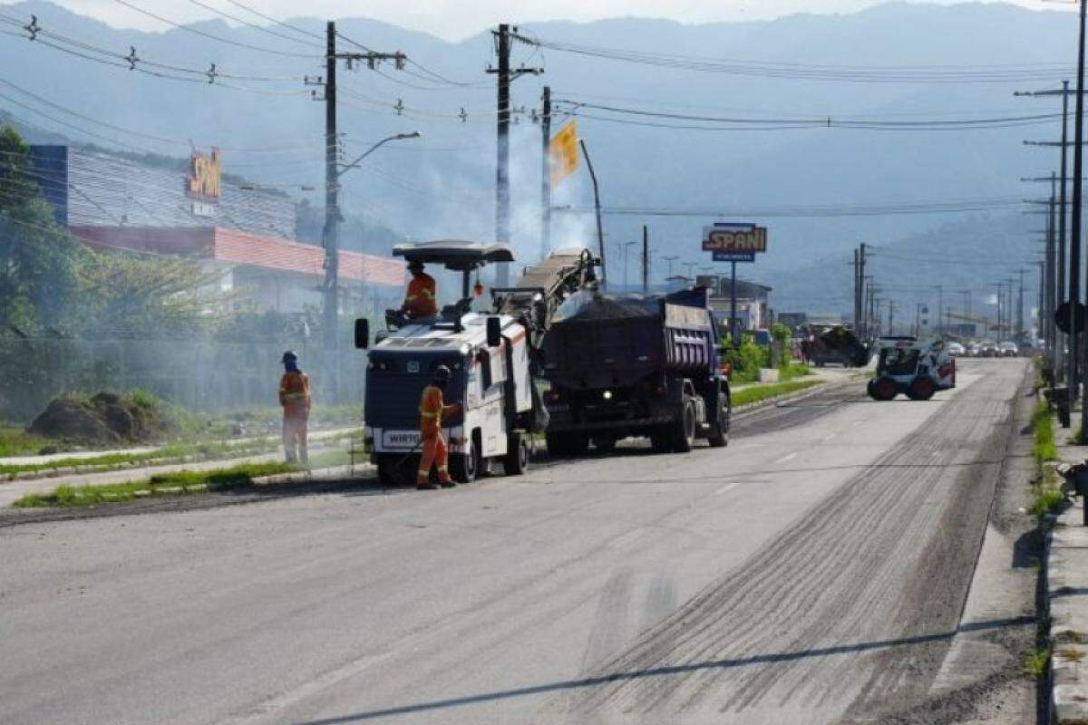 Obras de modernização na Rodovia Rio/Santos - trecho Caraguatatuba