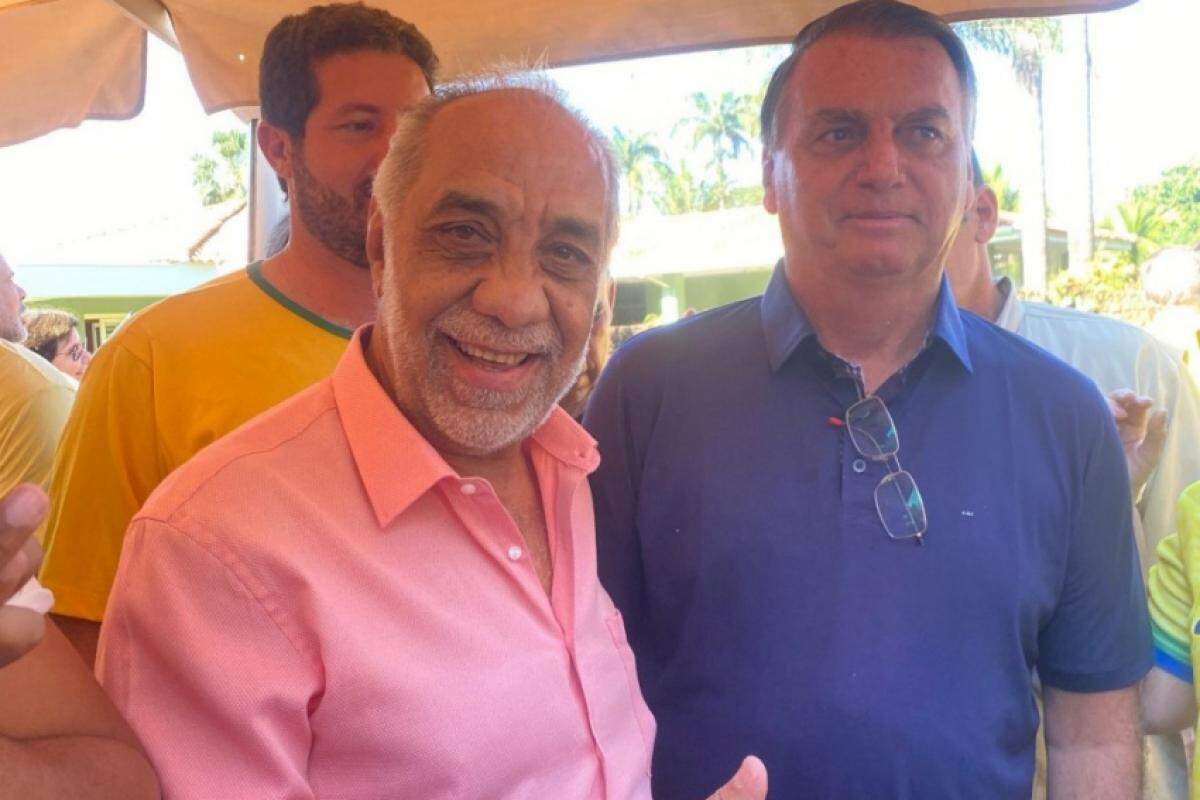 Candidato a prefeito de Franca João Rocha ao lado do ex-presidente Jair Bolsonaro