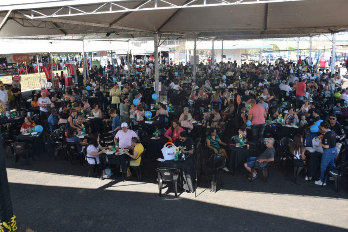 A Feira da Bondade no ano passado, que sempre tem grande apoio da população 