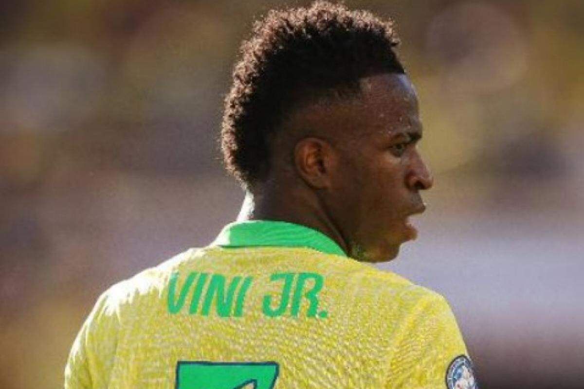 Vini é hoje o principal astro da seleção brasileira