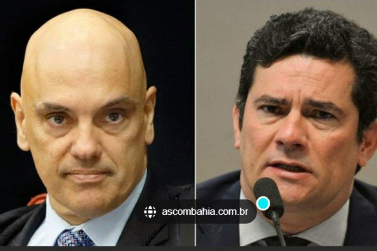 Atos de assessores de Moraes estão sendo comparados ao do ex-juiz Sergio Moro