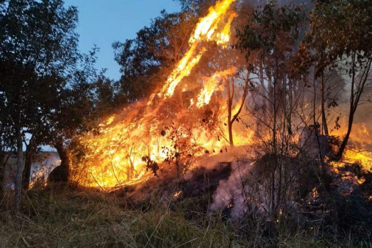 Foco de incêndio na região