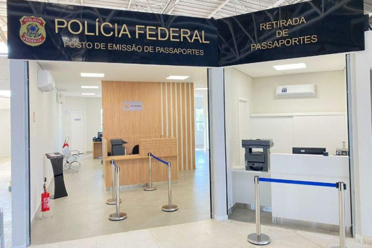 Posto de Emissão de Passaportes do Aeroporto “Bertram Luiz Leupolz”, em Araraquara 