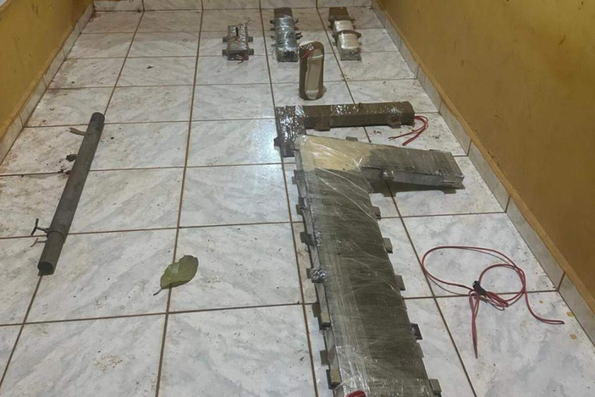 Explosivos foram apreendidos pela Polícia Civil 