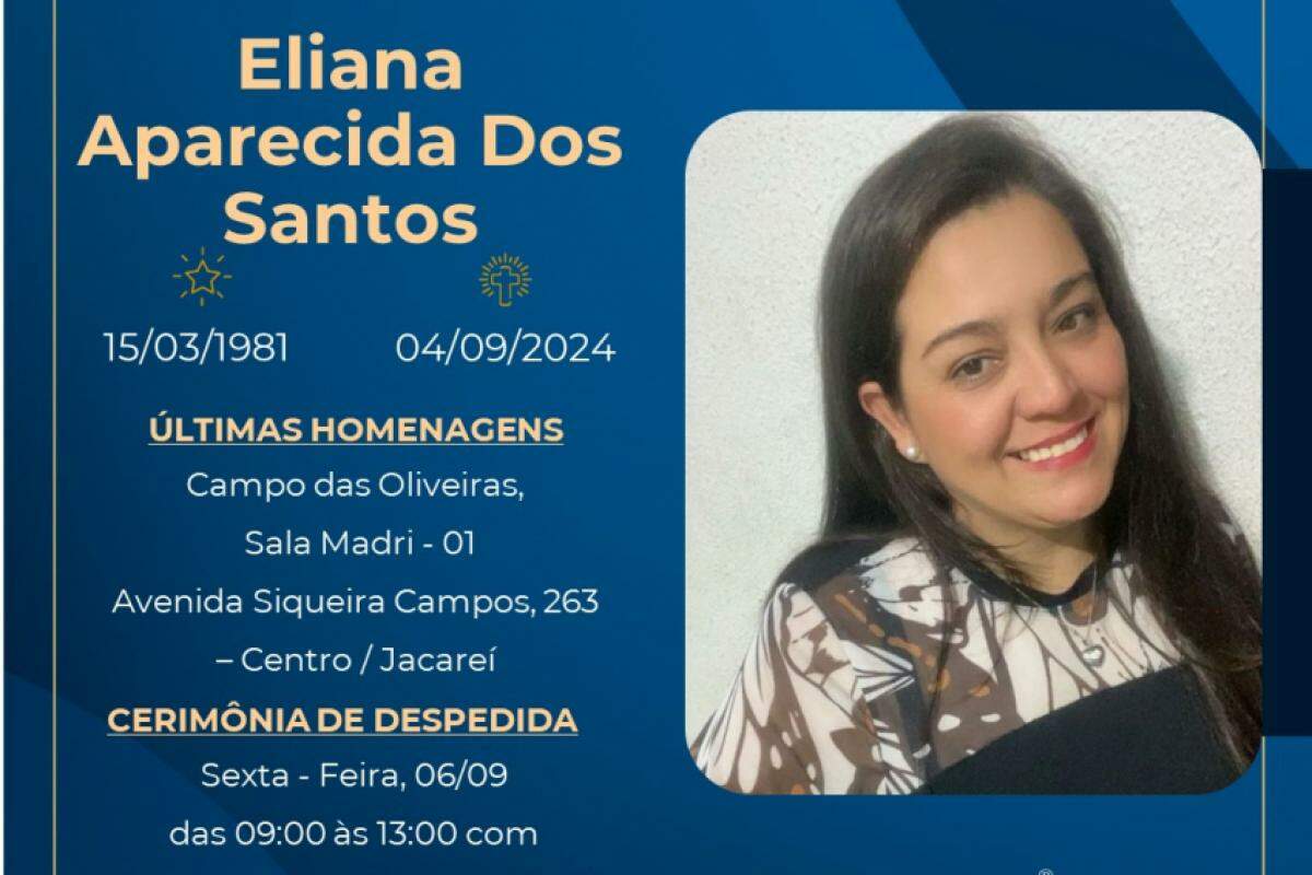 Eliana Aparecida dos Santos tinha 43 anos