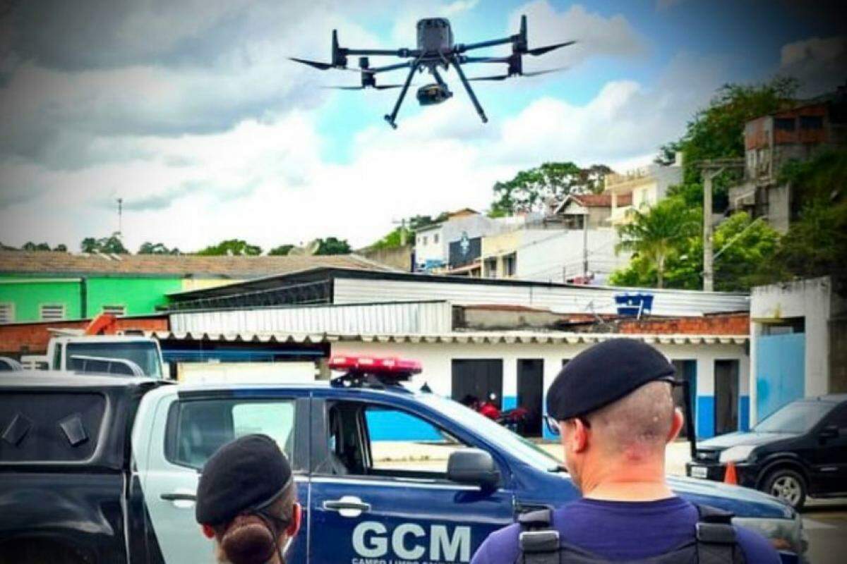 Com o drone foi possível ver onde os criminosos esconderam as drogas