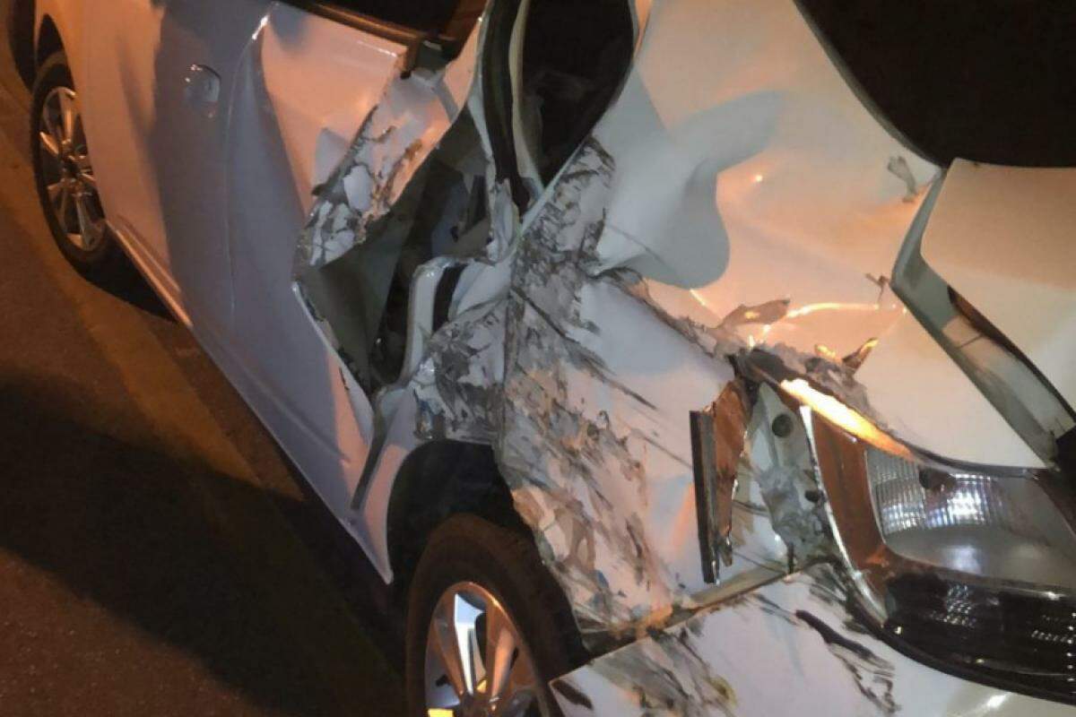 A colisão ocorreu no bairro Fazenda Grande, em Jundiaí, e autor tentou 'dar fuga' do local