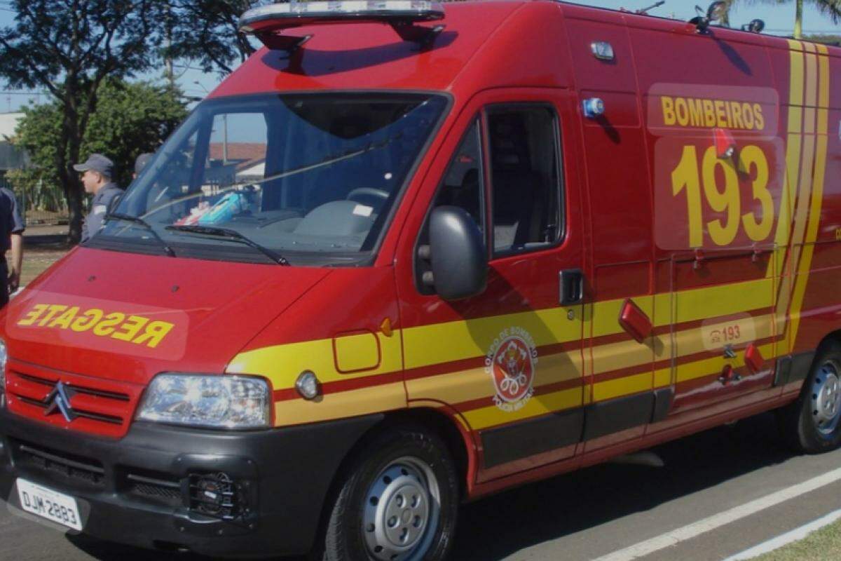 Equipe do resgate do Corpo de Bombeiros que atendeu a ocorrência 