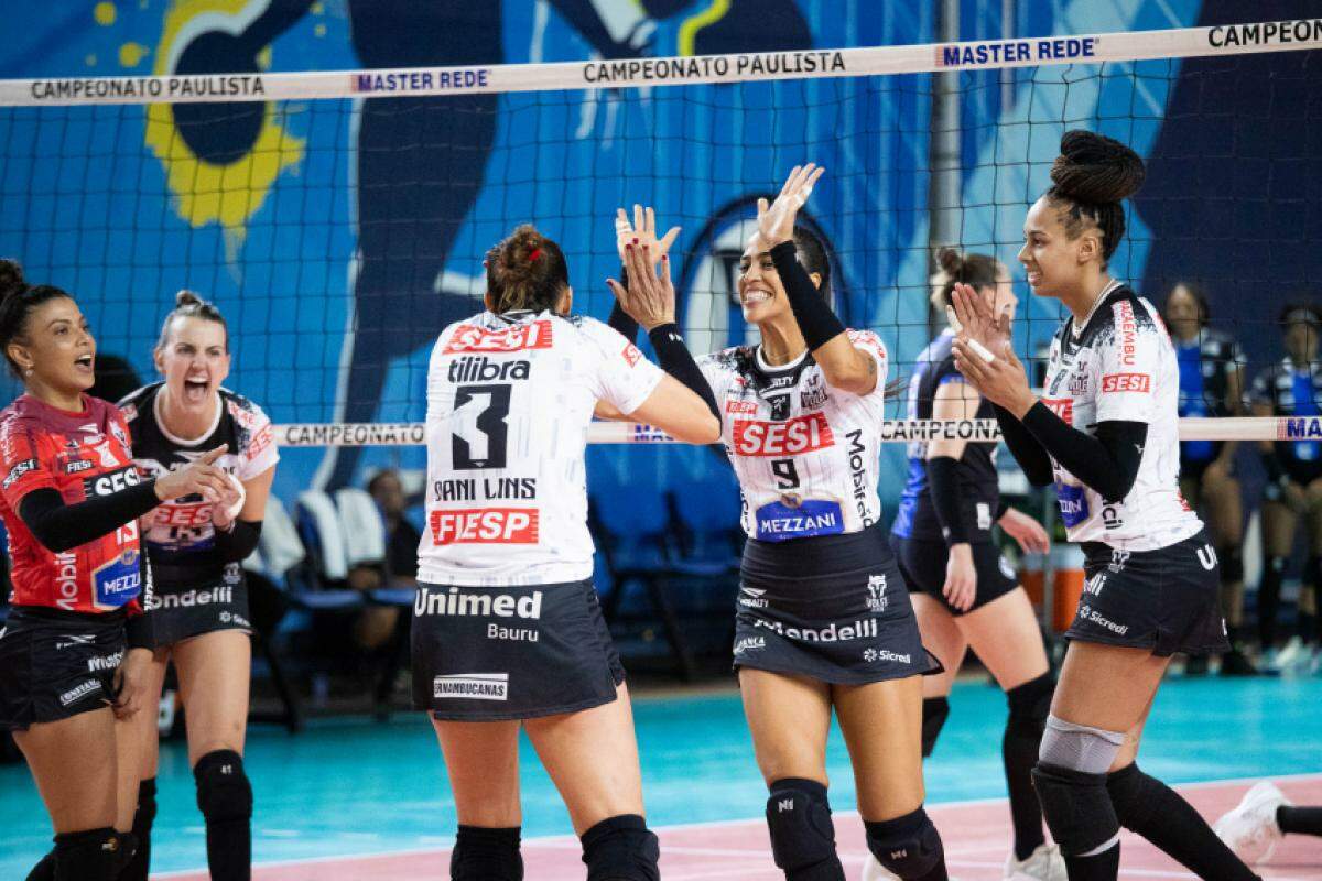 Equipe bauruense venceu por 3 sets a 1