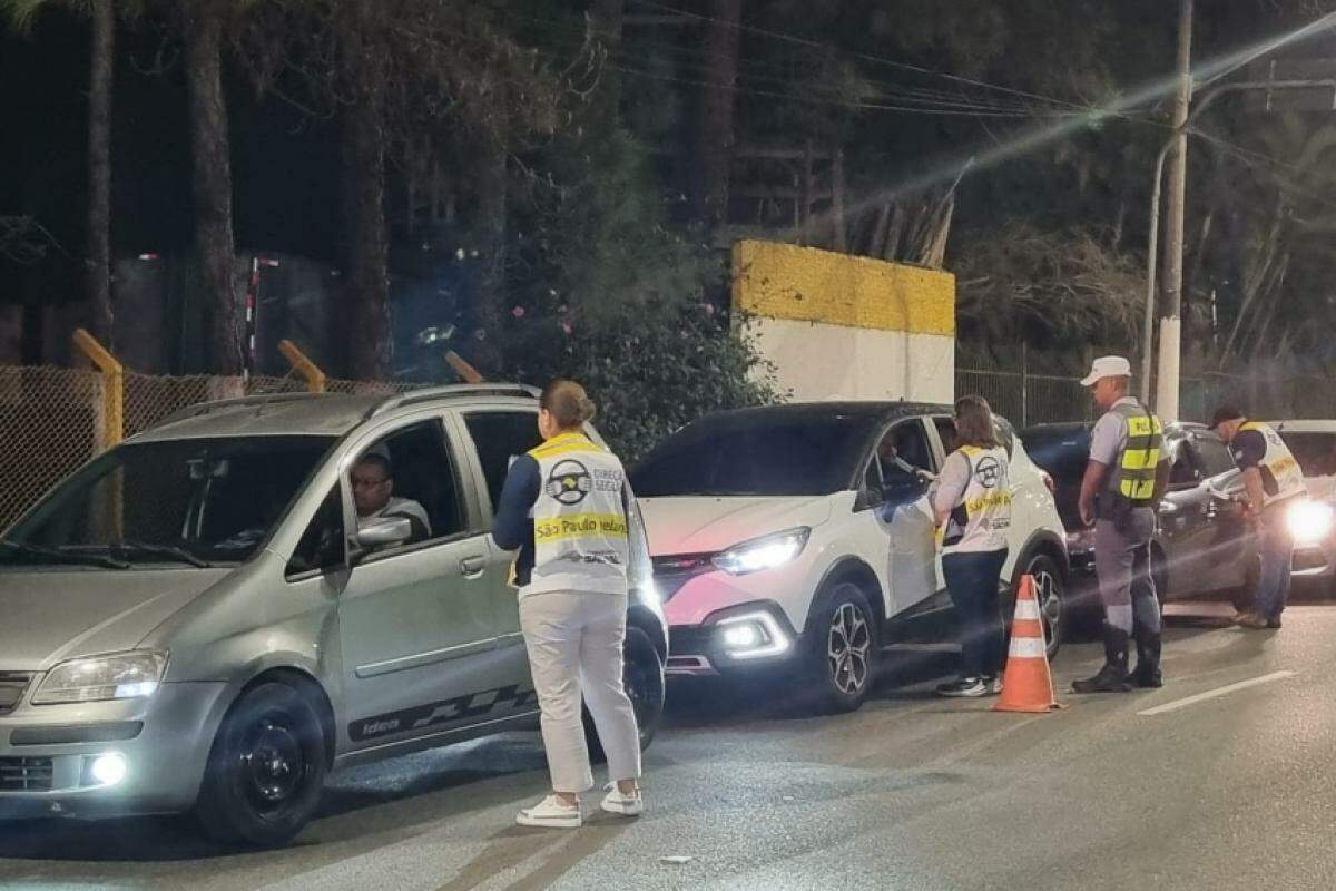 Operação Direção Segura Integrada (ODSI), realizada pelo Detran-SP