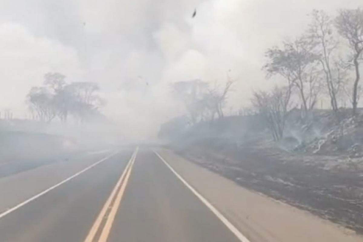 A vista que as pessoas têm na rodovia