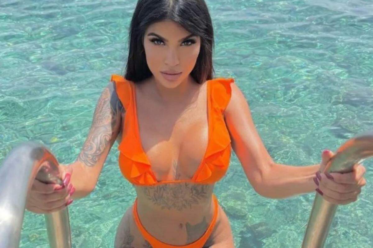 Modelo Marcella Ellen Paiva Martins, de 33 anos