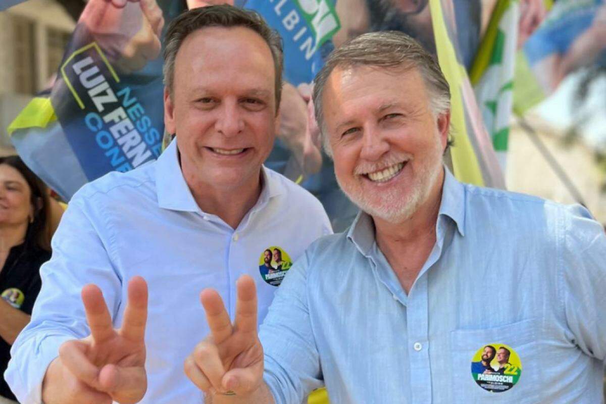 A candidatura de Parimoschi-Albino conta com o apoio do prefeito Luiz Fernando