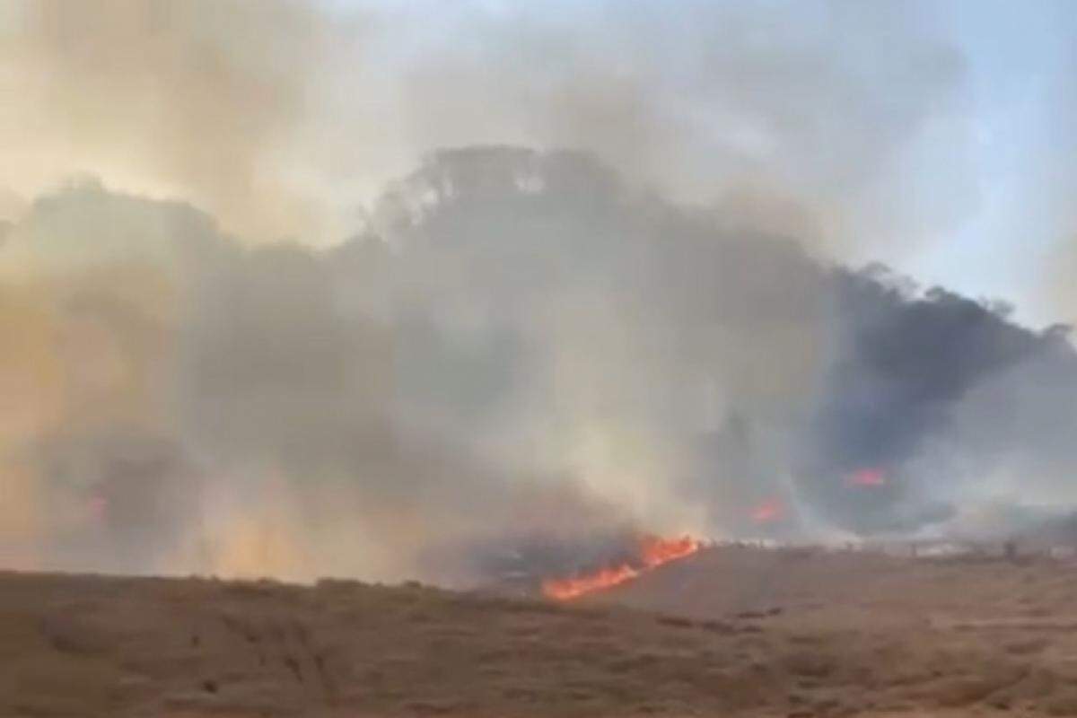 Incêndios continuam na zona rural de Cristais Paulista