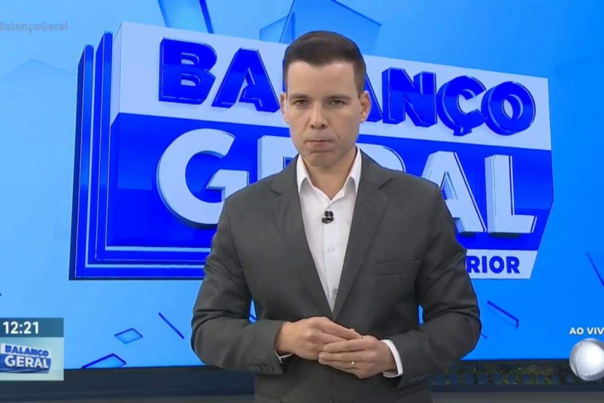 Tiago Valentim fez anúncio no programa 'Balanço Geral', nesta quarta-feira, 11