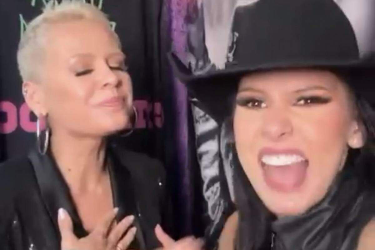 Ana Castela ao lado da Xuxa de Taubaté 