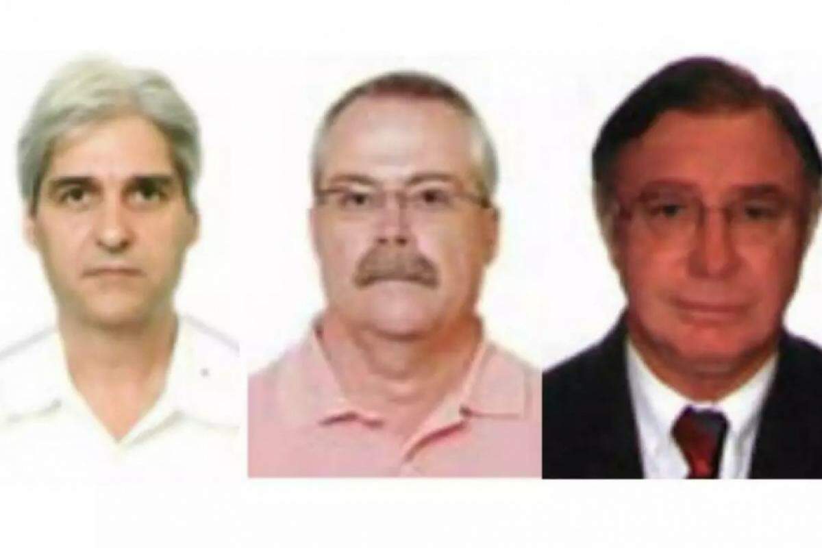 Os médicos Rui Noronha Sacramento, Pedro Henrique Masjuan Torrecillas e Mariano Fiore Junior 