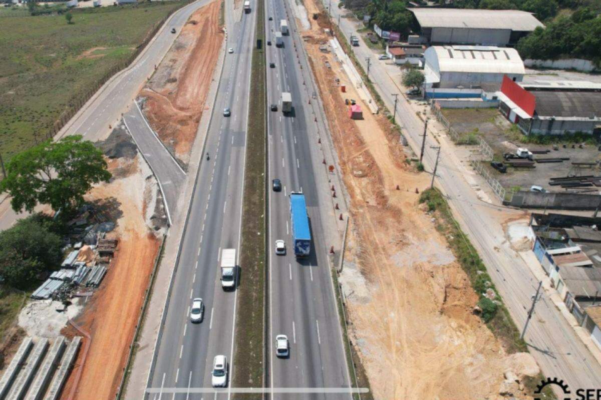 Obras na Dutra em São José