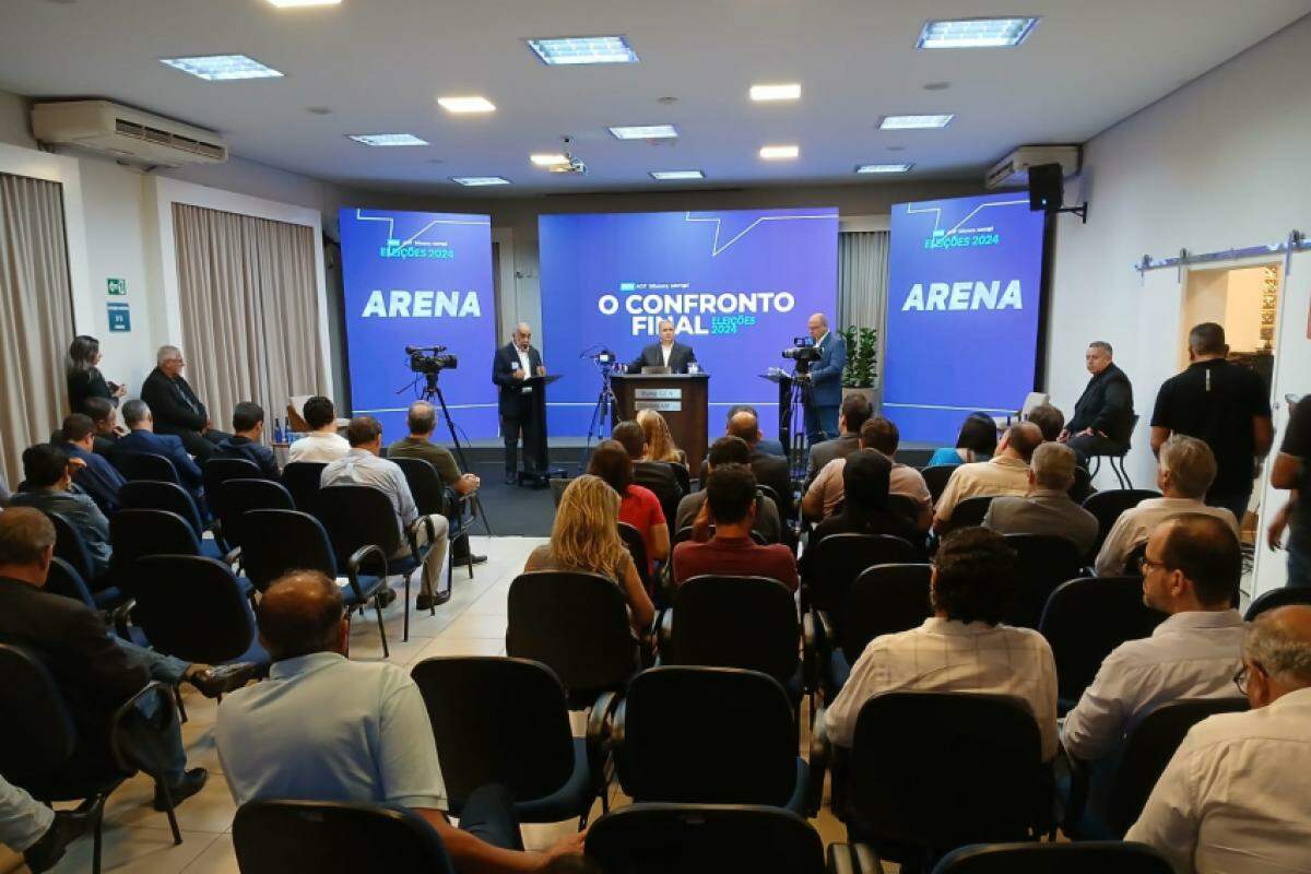 Alexandre Ferreira (MDB) e João Rocha (PL) trocam acusações sobre segurança e esporte no quinto bloco do debate, que marcou o encerramento da disputa de ideias 