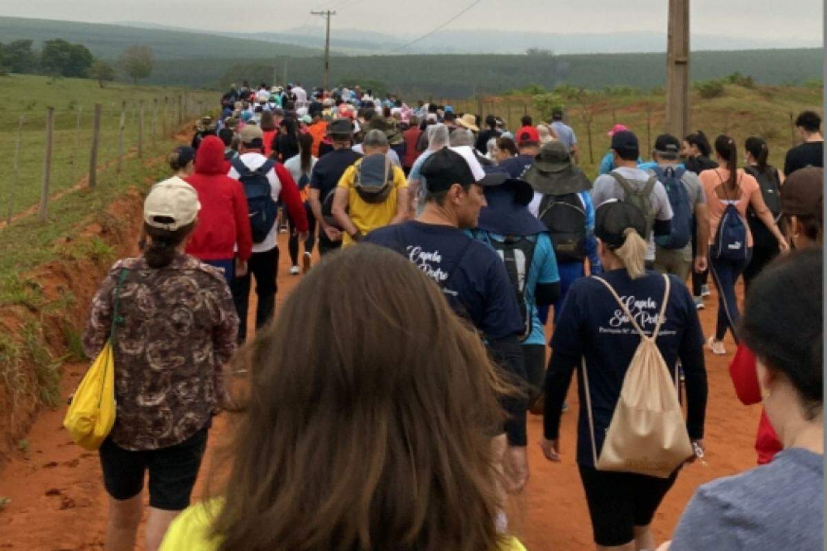 Saída dos peregrinos está marcada para 6h e os fiéis seguirão por estradas de terra até o Seminário Santo Antônio de Agudos