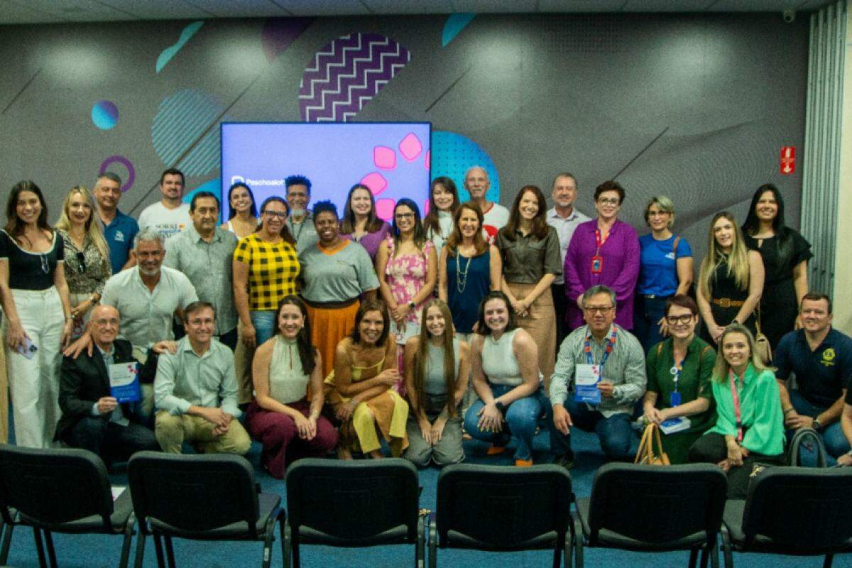 Equipe Paschoalotto durante evento