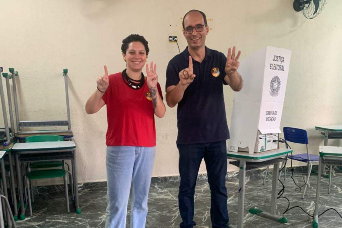 Marina Sassi e Wagner Balieiro votaram 