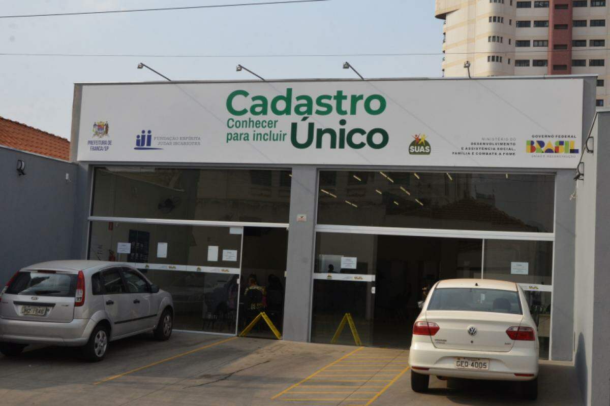 Nova unidade do CAD Único, localizada na rua Tiradentes, 1.517, na região central de Franca