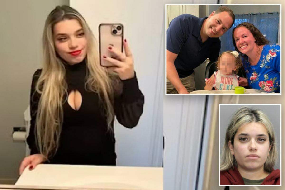 Juliana e no detalhe a família de quem era babá