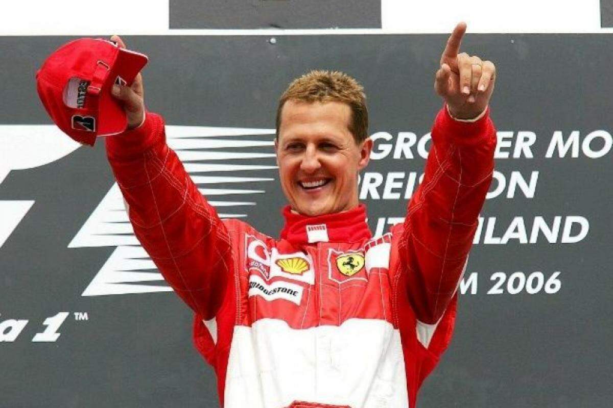 Michael Schumacher em seus tempos áureos na Fórmula 1