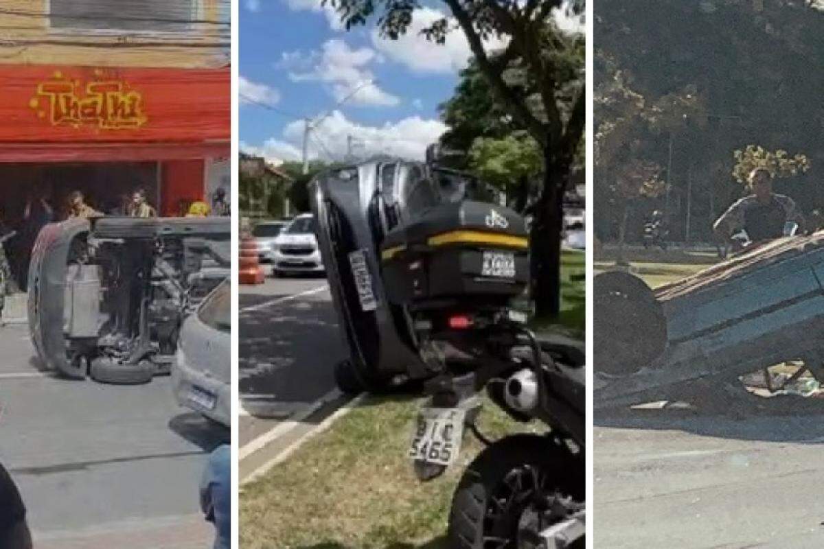 Acidente foram registrados nesta quinta-feira