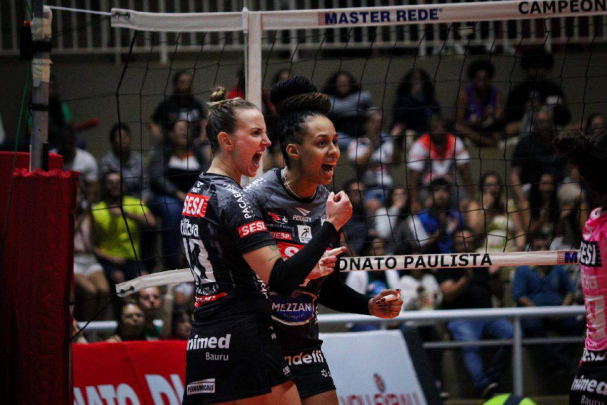 Sesi Vôlei Bauru está invicto no campeonato