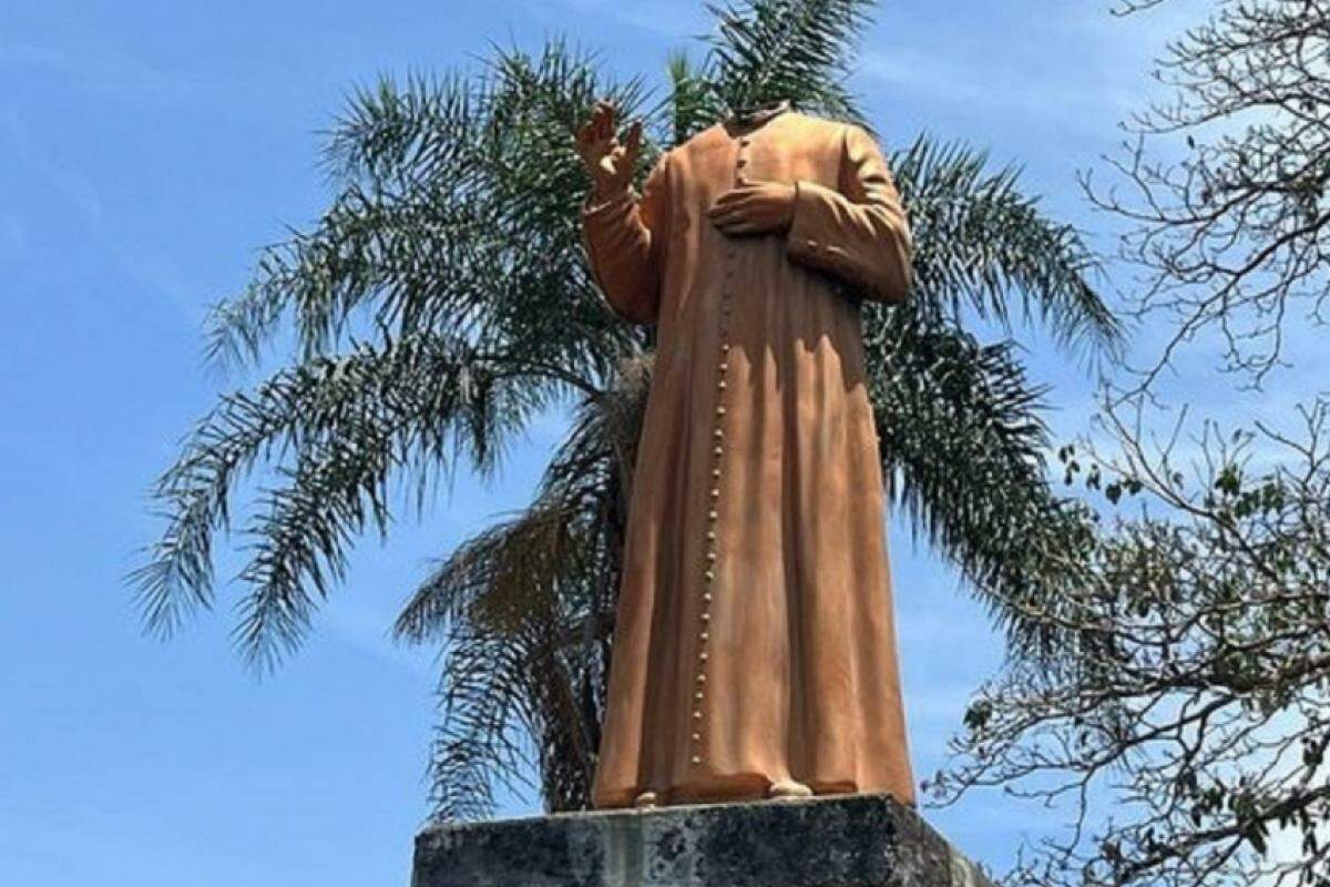 Estátua de Padre Cícero passará por restauração em Taubaté