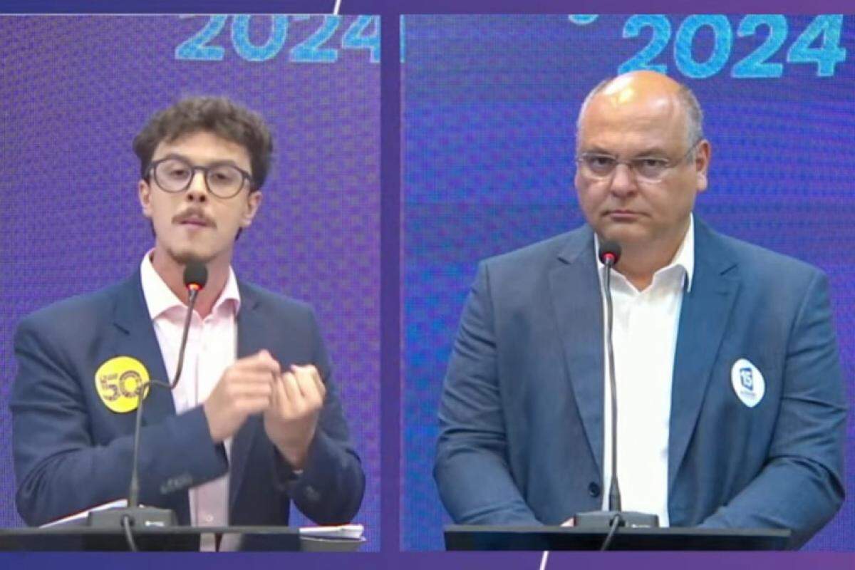 Deputado Cortez e prefeito Alexandre: momento mais tenso do segundo bloco