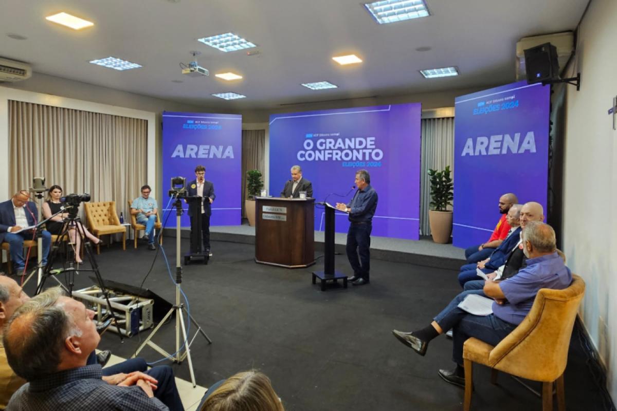 Quarto bloco do debate GCN/Acif foi marcado por mais críticas à gestão do prefeito Alexandre Ferreira