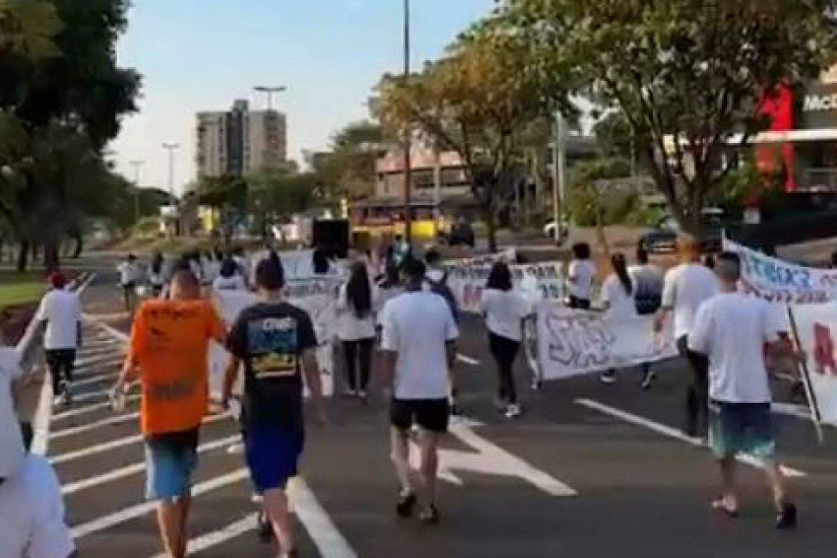 Esta foi a quarta manifestação realizada desde a morte dos jovens