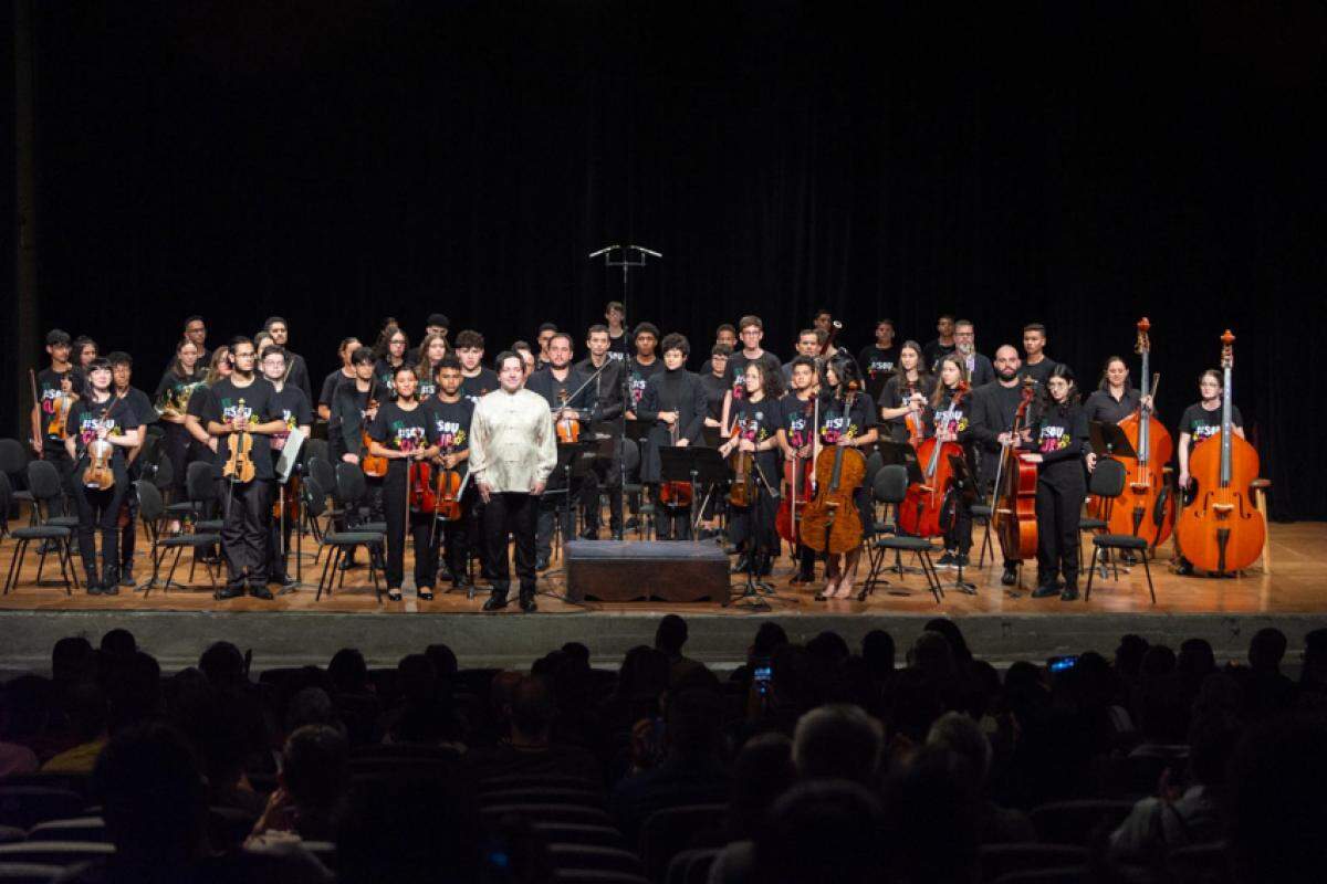 A Orquestra Sinfônica do Projeto Guri de Jundiaí já fez apresentações marcantes em mais de 10 anos